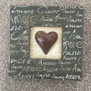 Wood Heart Wall Hanging.